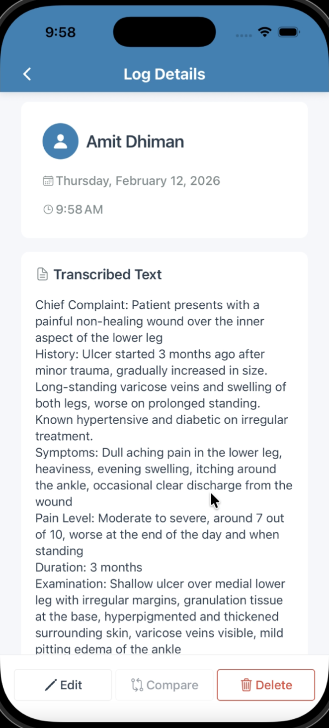 Review and Edit Transcription